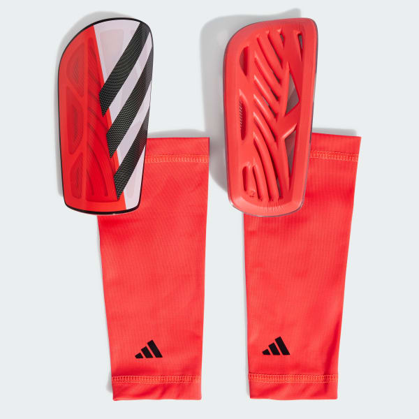 Red Tiro League Shin Guards
