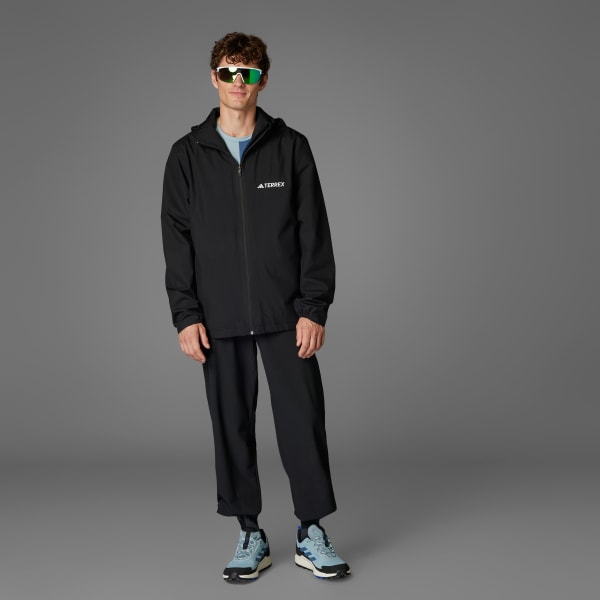 Black Multi Essentials 2L Rain Jacket