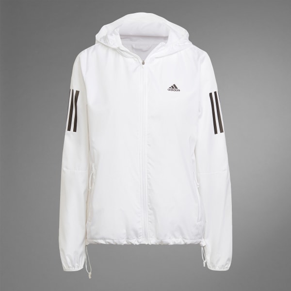 Own the Run Hooded Running Windbreaker