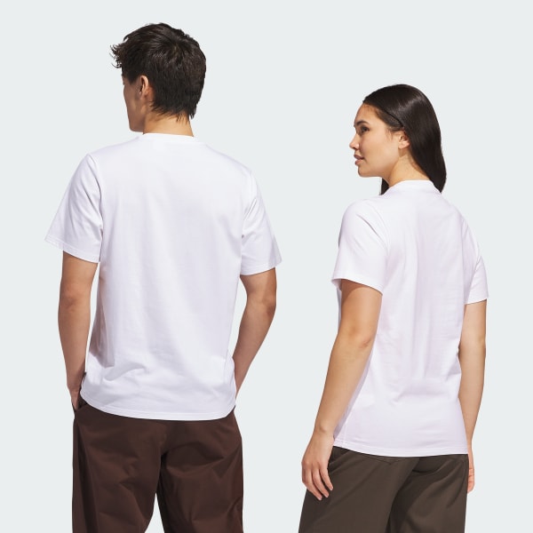 White Shmoofoil Fill Tee (Gender Neutral)