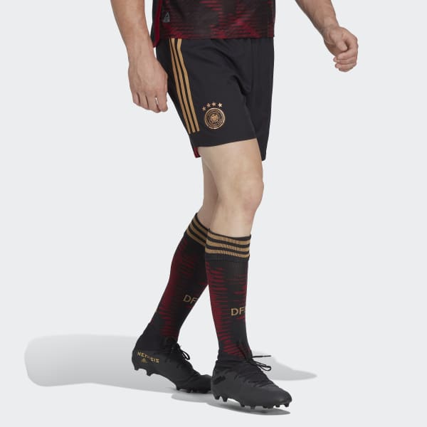 Czerń Germany 22 Away Authentic Shorts GY007