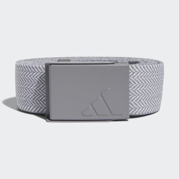 adidas Reversible Stretch Golf Belt - Grey | Men's Golf | US