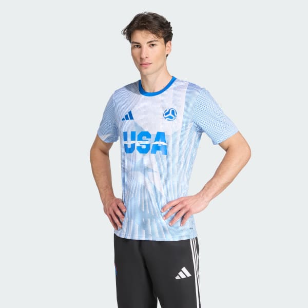 Blanco Camiseta Estados Unidos