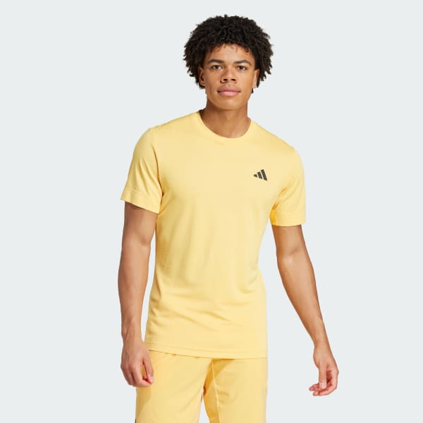 jaune T-shirt de tennis FreeLift