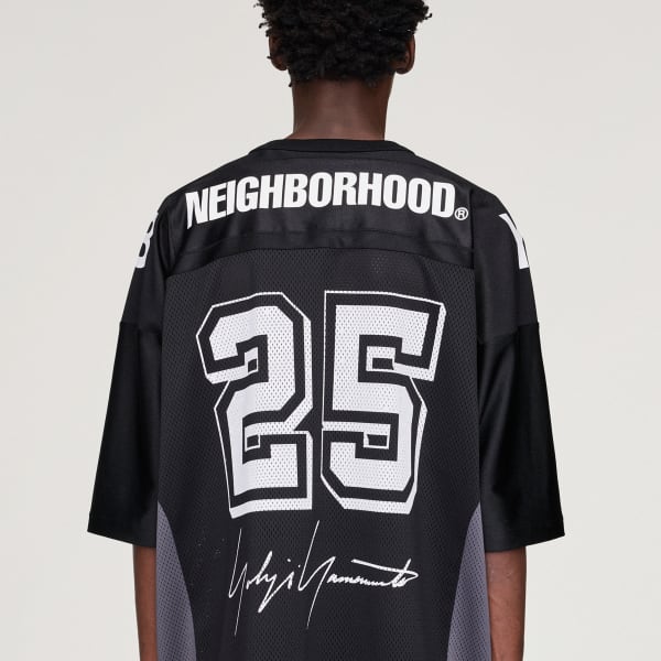 adidas Y-3 NBHD FOOTBALL JERSEY - Black | Free Shipping with