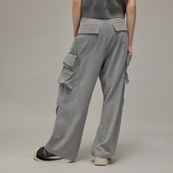 gris Pantalon cargo sergé délavé Y-3
