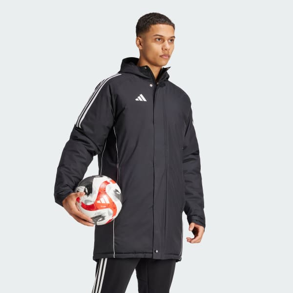 adidas Men's Soccer Tiro 24 Stadium Parka Black Free Shipping with