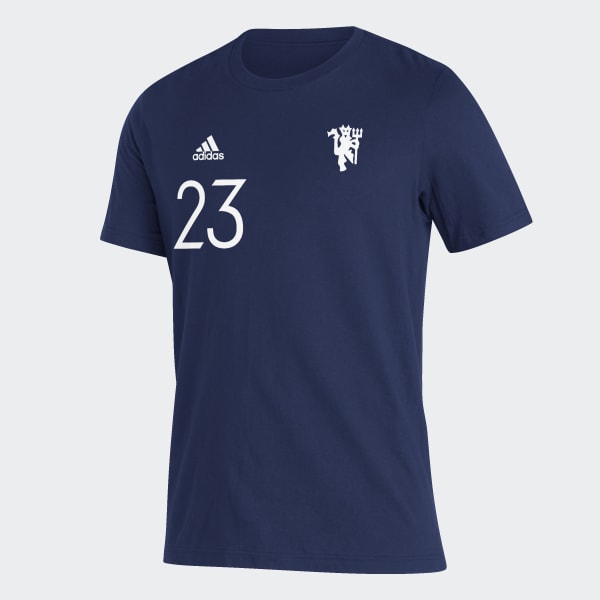 Blue Manchester United Player Tee