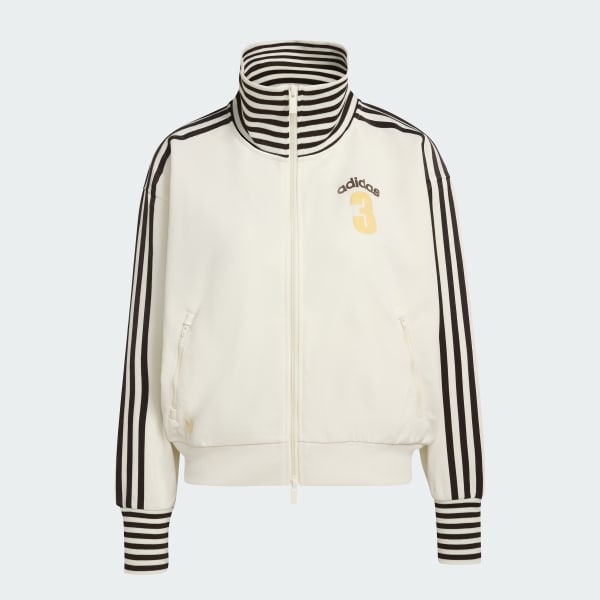 Hvid VINTAGE BB TT STRIPED RIB træningstop