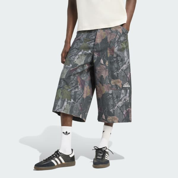 Negro Shorts chino camuflados