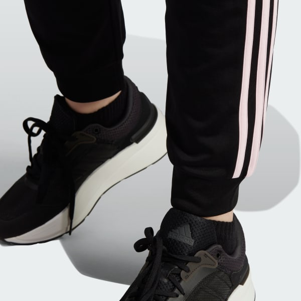 adidas Primegreen Essentials Warm-Up Slim Tapered 3-Stripes Track Pants -  Pink | adidas Canada