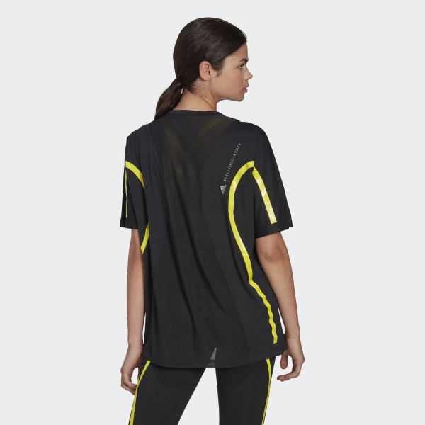 Schwarz adidas by Stella McCartney TruePace Running Loose T-Shirt IE185