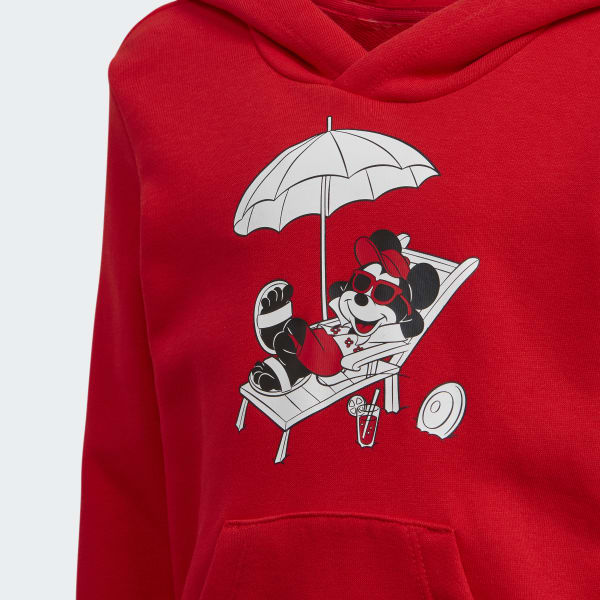 Red Disney Mickey and Friends Hoodie-and-Pants Set TB622