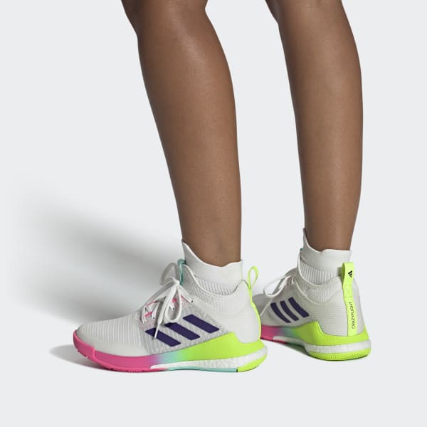 バド adidas Crazyflight Mid Shoes - White | adidas India