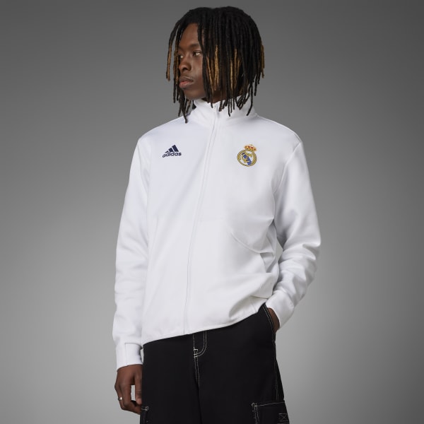 adidas Real Madrid Anthem Jacket White adidas Singapore