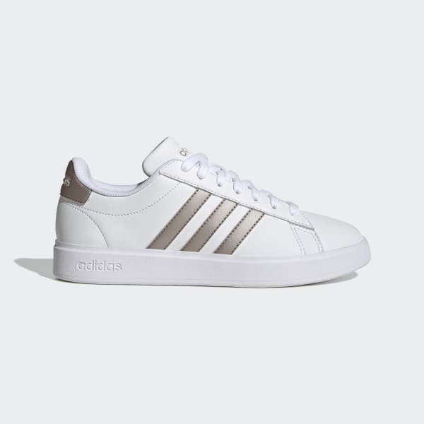 adidas Grand Court Cloudfoam Lifestyle Comfort Shoes - White | Lifestyle | adidas Essentials