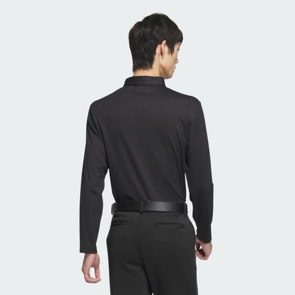 Black Long Sleeve AEROREADY Polo Shirt