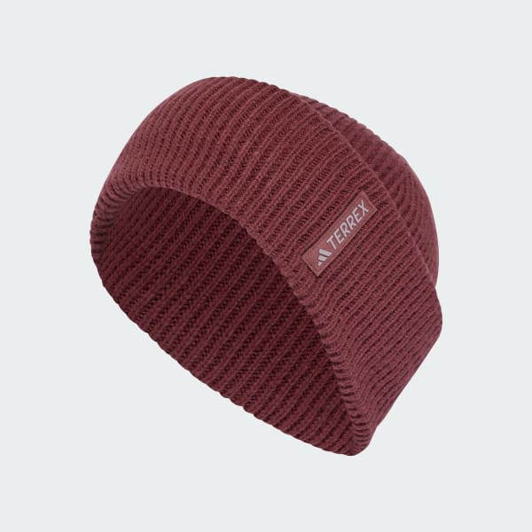 Burgundy adidas beanie shop