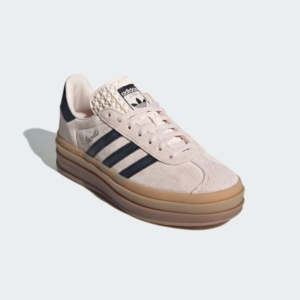 adidas gazelle bold pink and navy