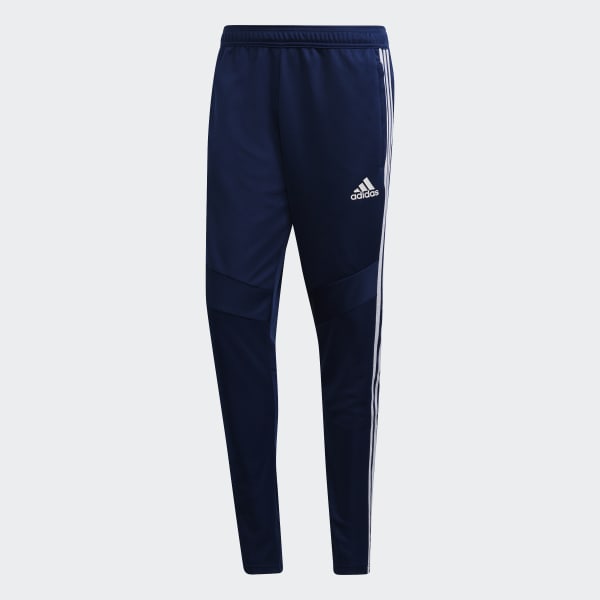 blue adidas trousers