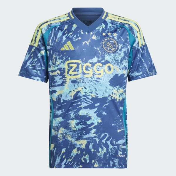 Blauw Ajax Amsterdam 24/25 Uitshirt Kids