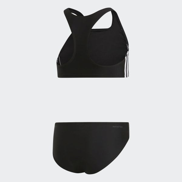 Svart 3-Stripes Bikini