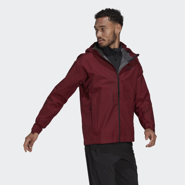 Burgundy Terrex GORE-TEX Paclite regnjakke 29521