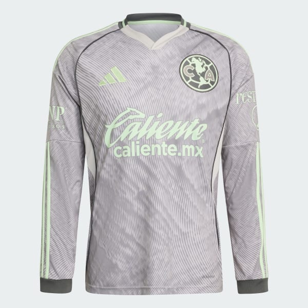 Gris Jersey tercero Club América 25/26 Manga Larga
