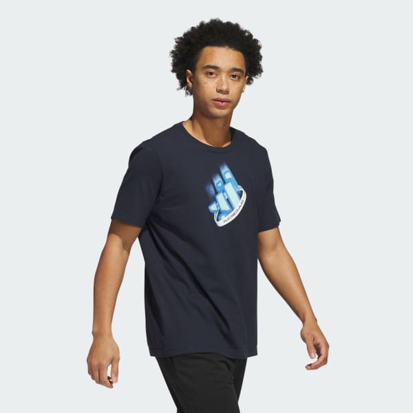 Azul Camiseta Neon Festival Estampada