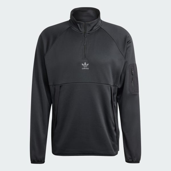adidas 1 4 Zip Top Black Free Delivery adidas UK