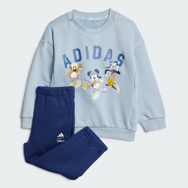 Azul Conjunto adidas x Disney Mickey Mouse (Bebé)