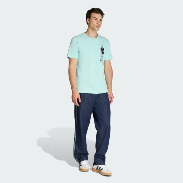 Turquoise MESSI FUN GRAPHIC T-SHIRT