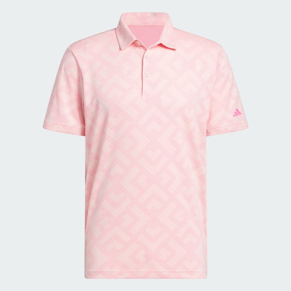 Pink ULTIMATE365 JACQUARD POLO SHIRT