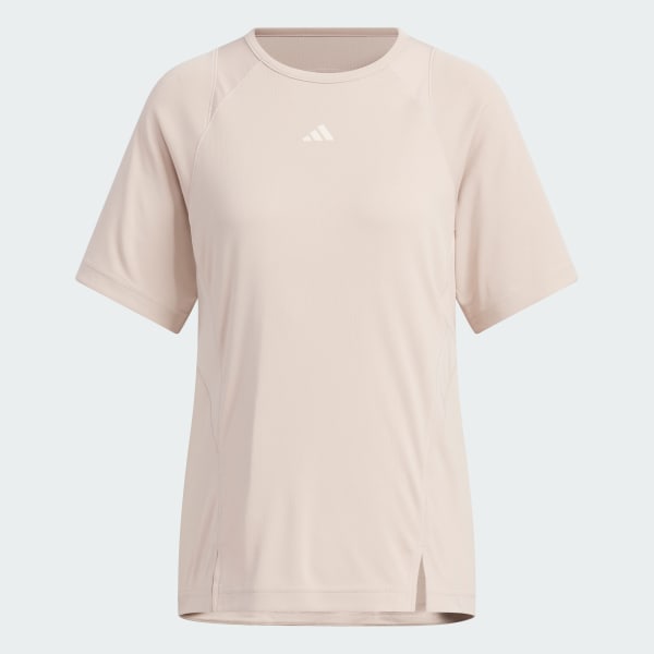 ブラウン トレーニング エッセンシャルズ プラス ルーズフィット クールセンサー ミッド レギュラー レングス半袖Tシャツ