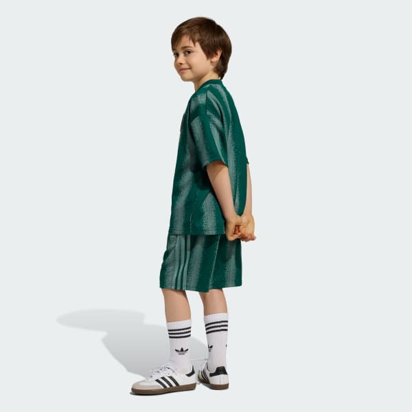 Groen ADIDAS MINECRAFT OVERSIZED SHORT T-SHIRT SET