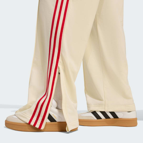 adidas FIREBIRD LOOSE TRACK PANT - White | Free Shipping with adiClub