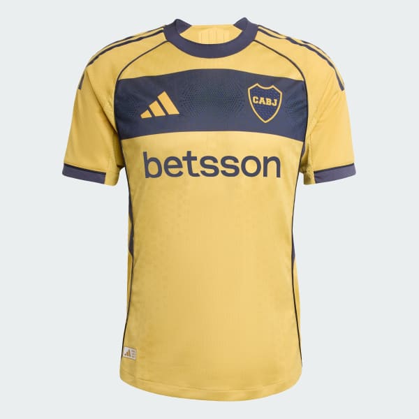 Amarillo Camiseta Alternativa Boca Juniors 25/26 (Versión Jugador)