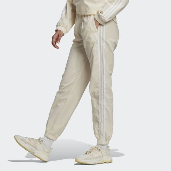 Beige Adicolor Classics Poplin Trainingshose