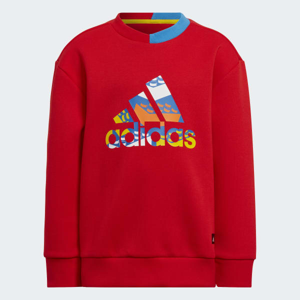 Vermelho Conjunto de Sweatshirt e Calças adidas x Classic LEGO® UB236