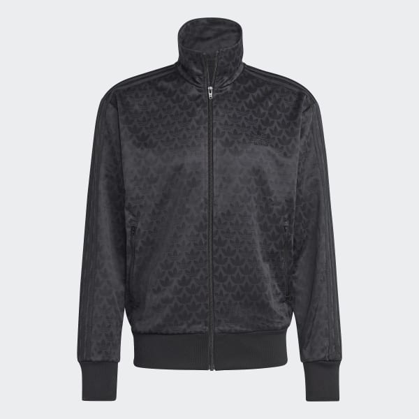 Svart Graphics Monogram Track Jacket