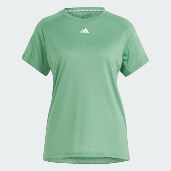 Green AEROREADY Train Essentials Minimal Branding Crewneck Tee