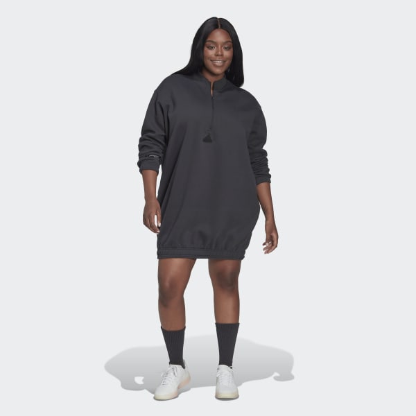 adidas Half-Zip Dress Size) - Grey | Women's | adidas