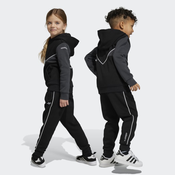 adidas Adicolor Hoodie Set - Black | adidas UK