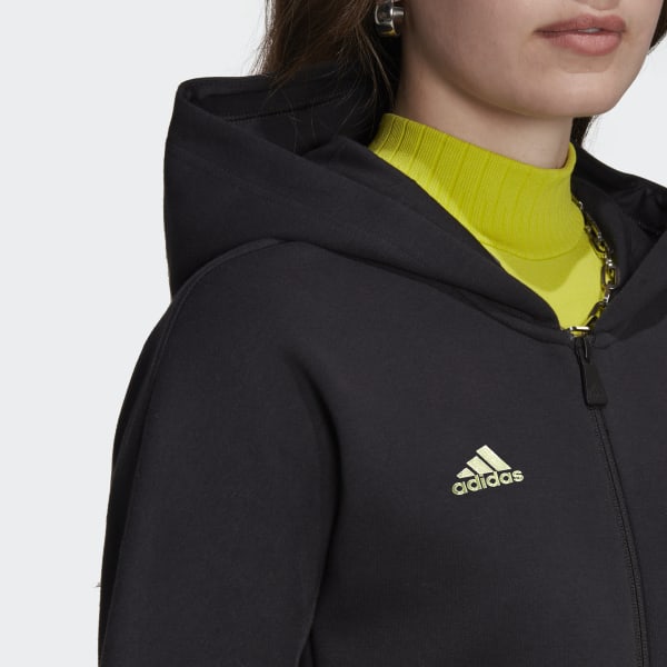 Czerń Real Madrid Anthem Jacket IE264
