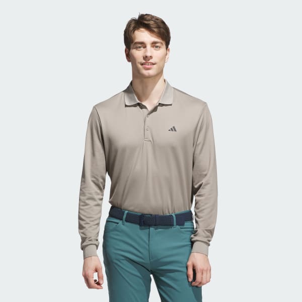 Beige Ultimate365 Cold.rdy Long Sleeve Polo Shirt
