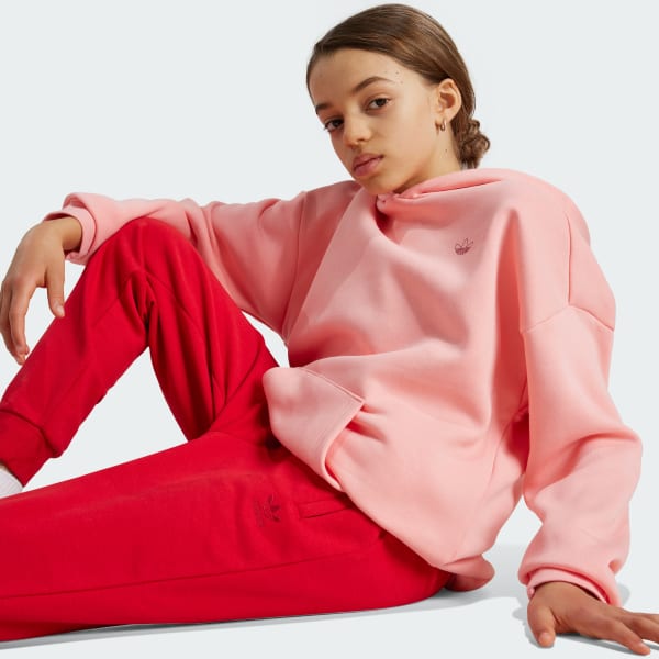 Red adidas pants kids new arrivals