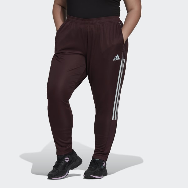 Red Tiro Track Pants (Plus Size)