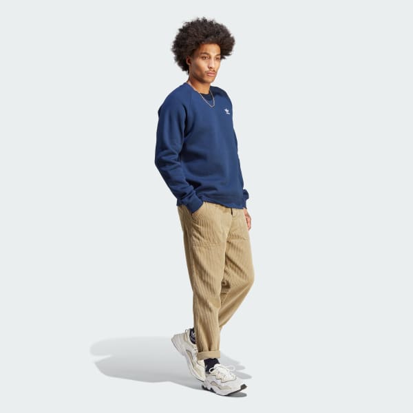 Azul Polera Trifolio Essentials Cuello Redondo]