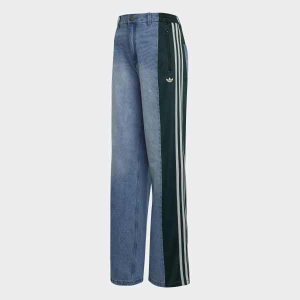 adidas Originals Athletic Dept Denim Firebird Pants - Blue