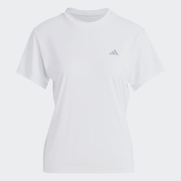 White Run It Tee